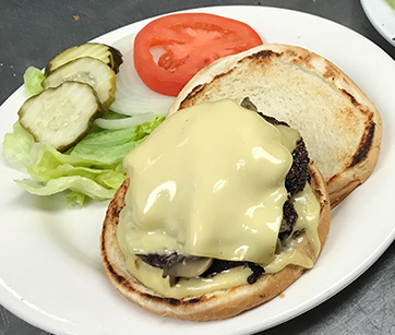 Market Grill cheeseburger plate