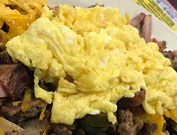 Hearty breakfast scramble