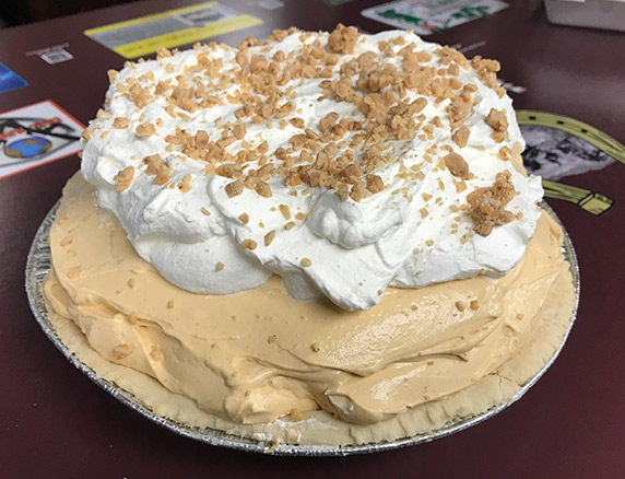 Homemade cream pie