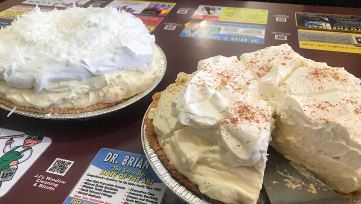 Fresh-baked pies